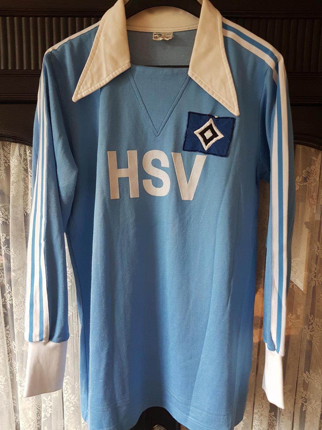 maillot hambourg sv exterieur 1975-1976 rétro