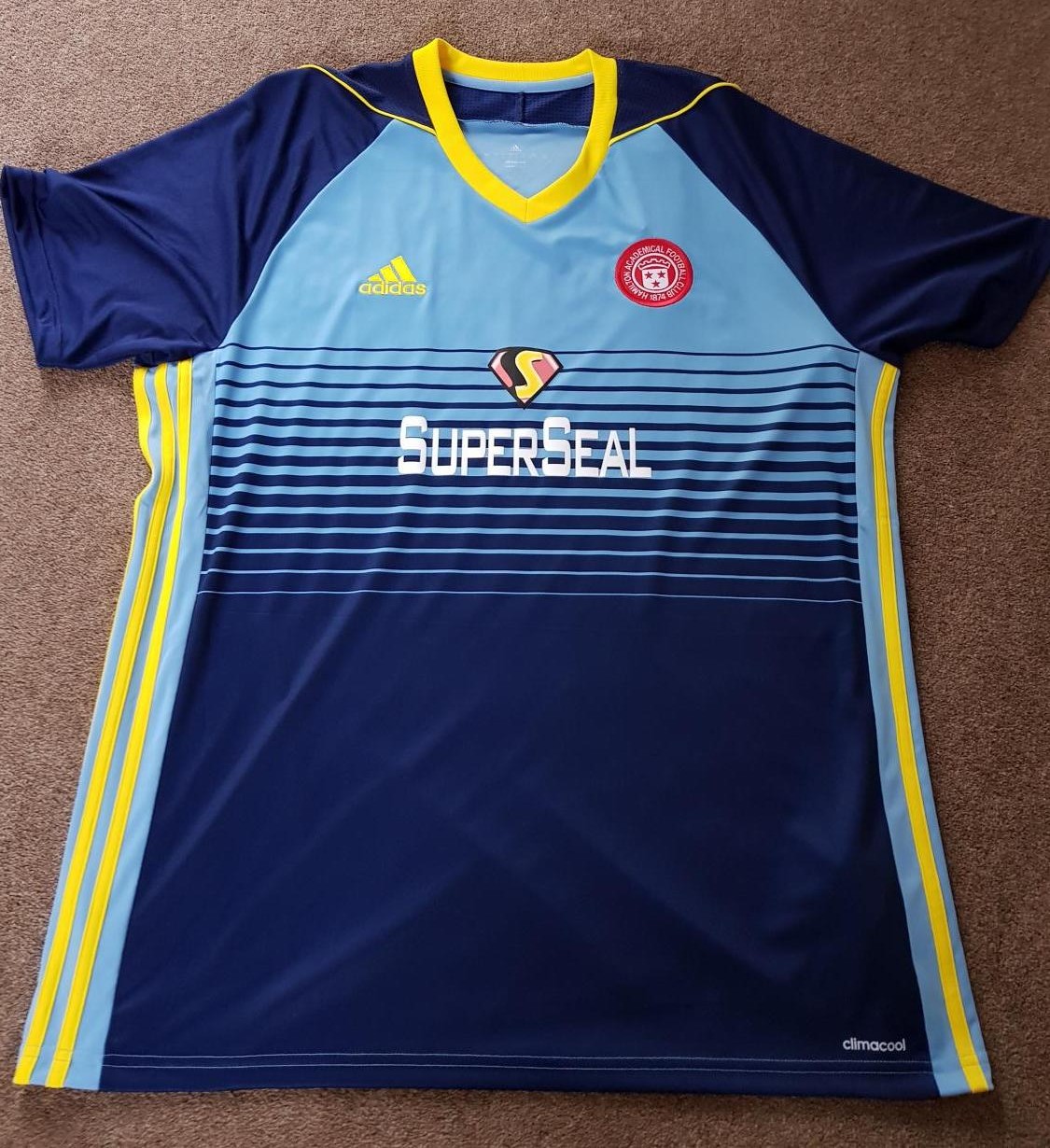 maillot hamilton academical exterieur 2017-2018 rétro