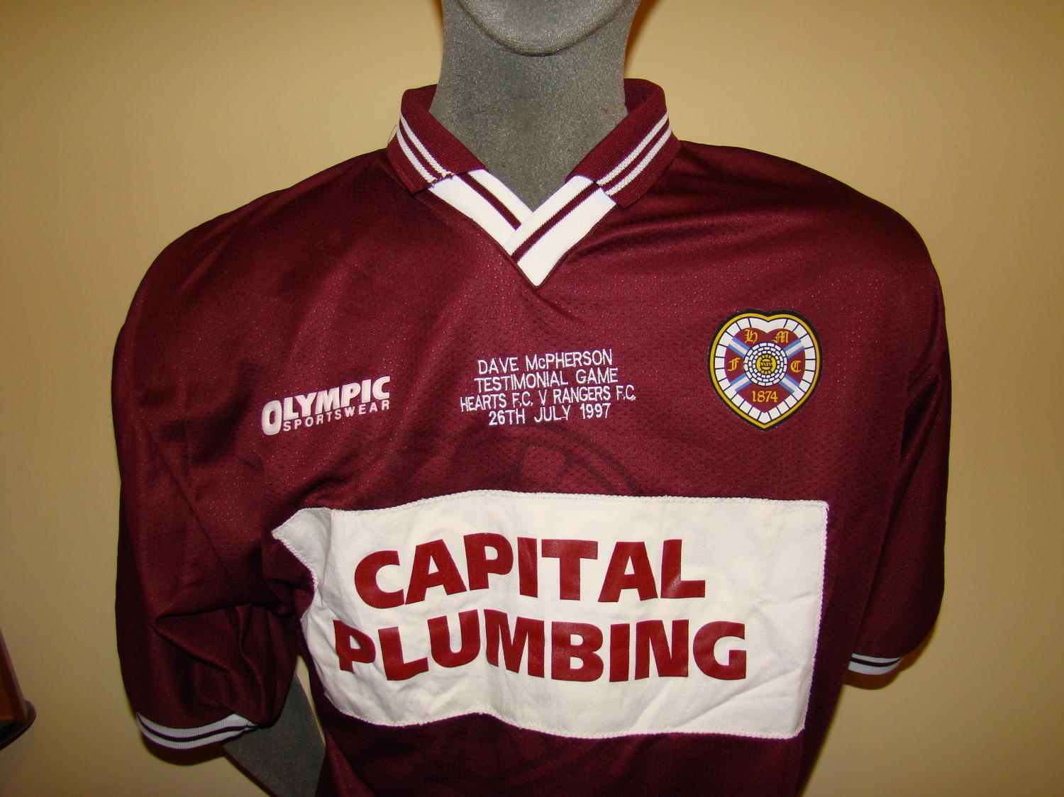 maillot hearts particulier 1997-1998 rétro