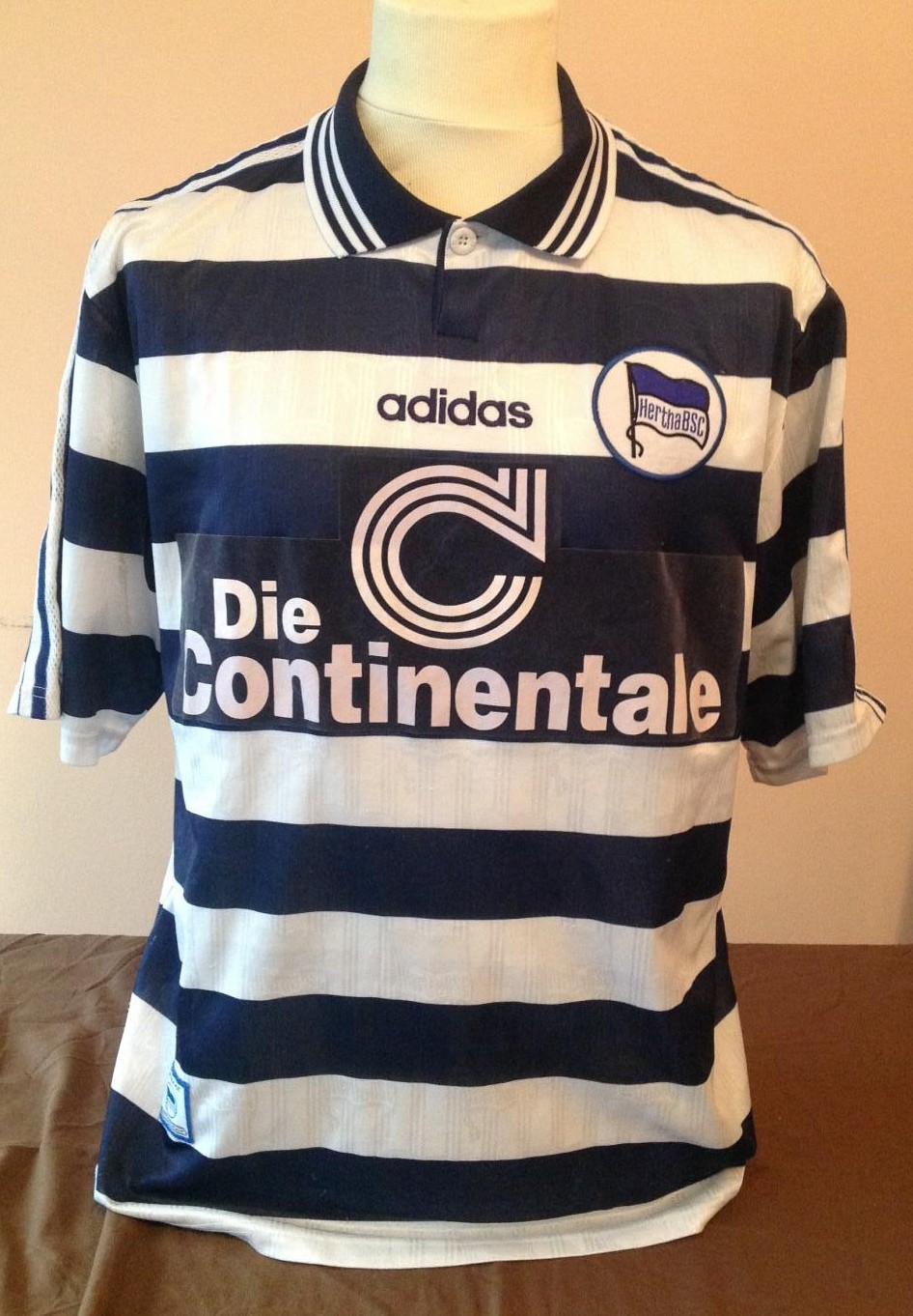 maillot hertha bsc domicile 1997-1998 rétro