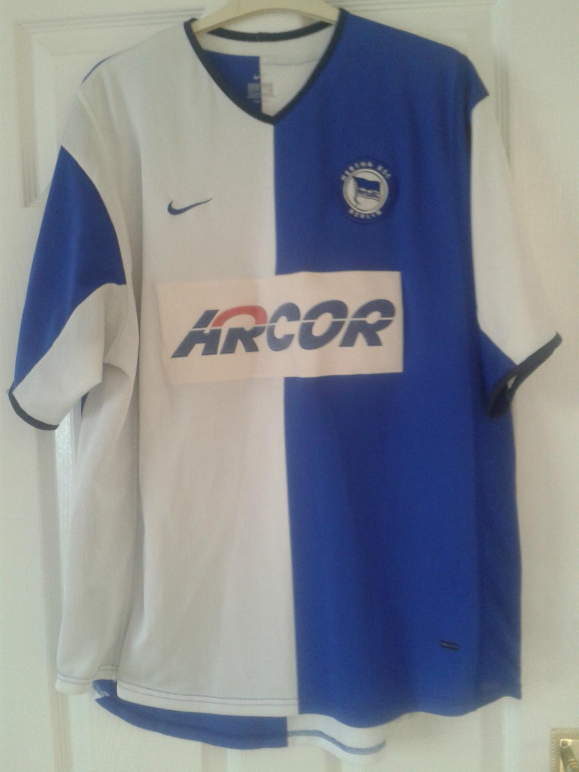 maillot hertha bsc domicile 2001-2002 pas cher