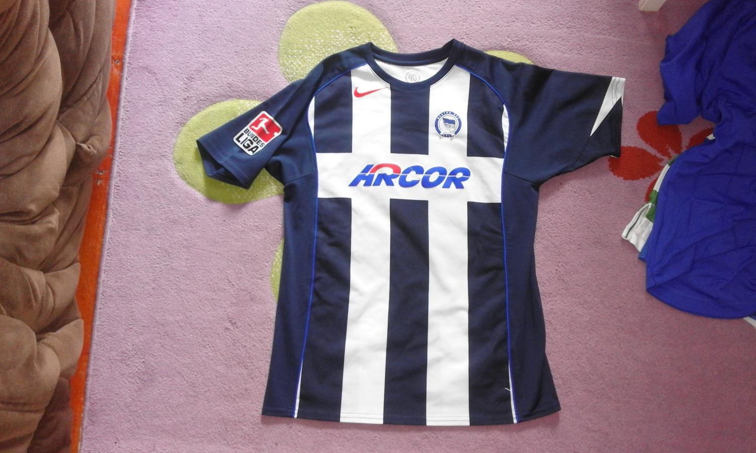 maillot hertha bsc domicile 2004-2005 rétro