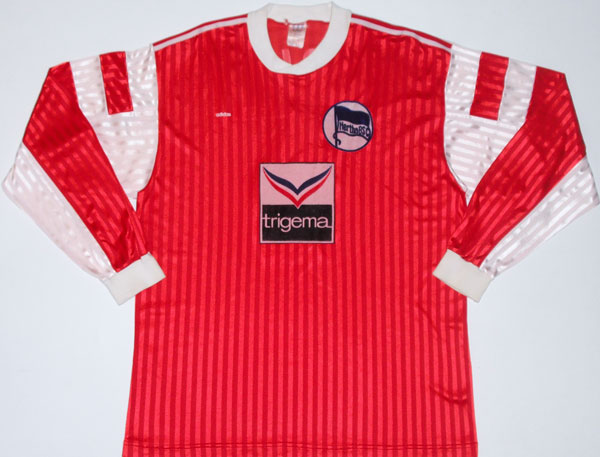 maillot hertha bsc exterieur 1990-1991 rétro