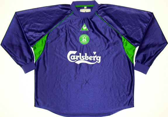 maillot hibernian fc exterieur 2001-2002 pas cher