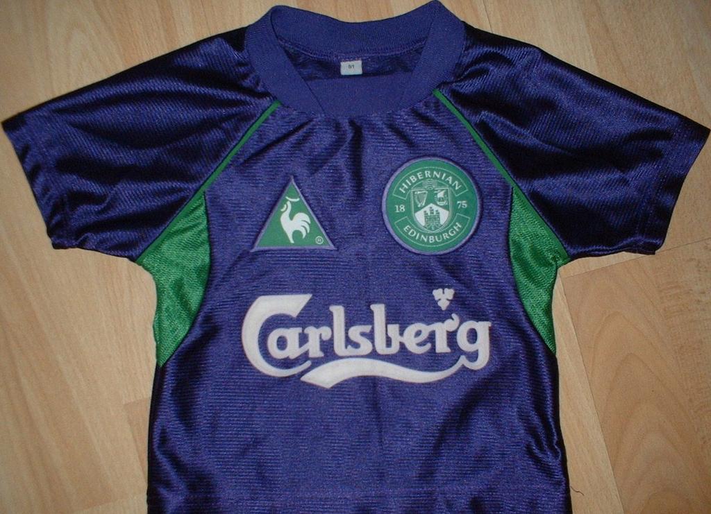 maillot hibernian fc exterieur 2002-2003 rétro