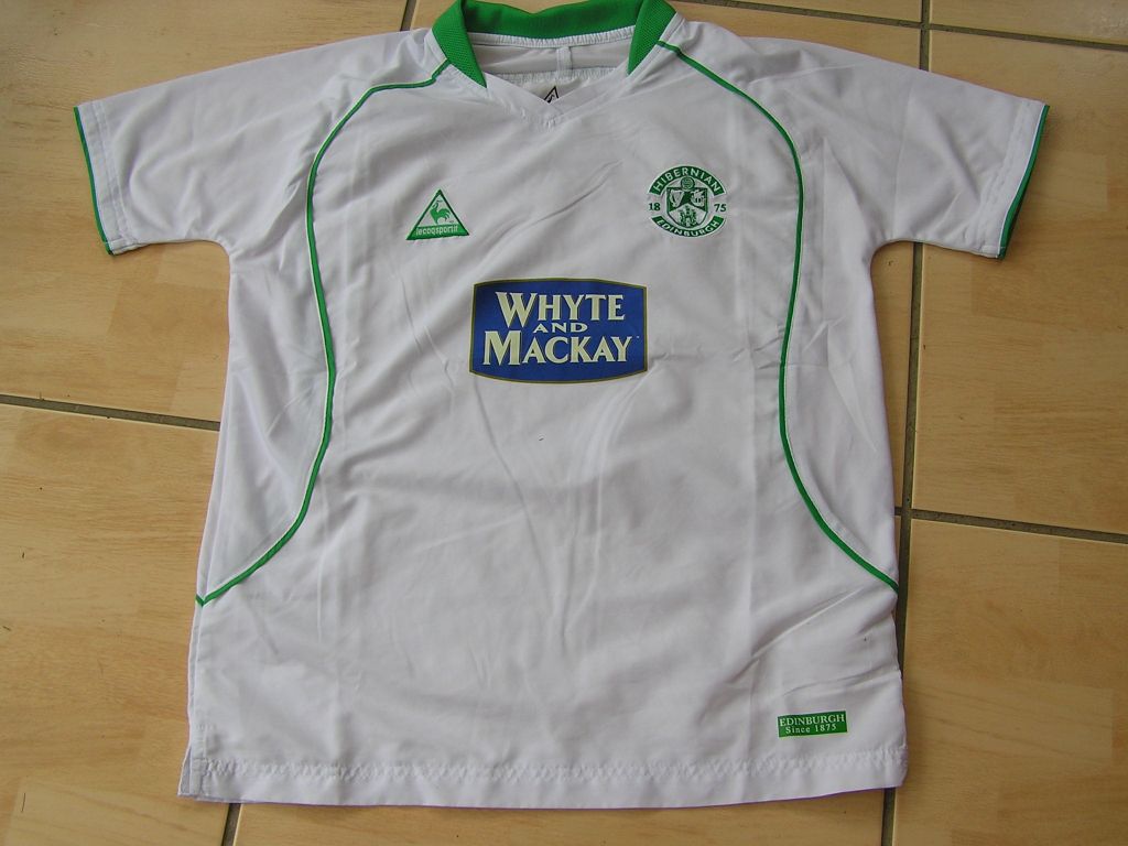 maillot hibernian fc exterieur 2004-2005 rétro