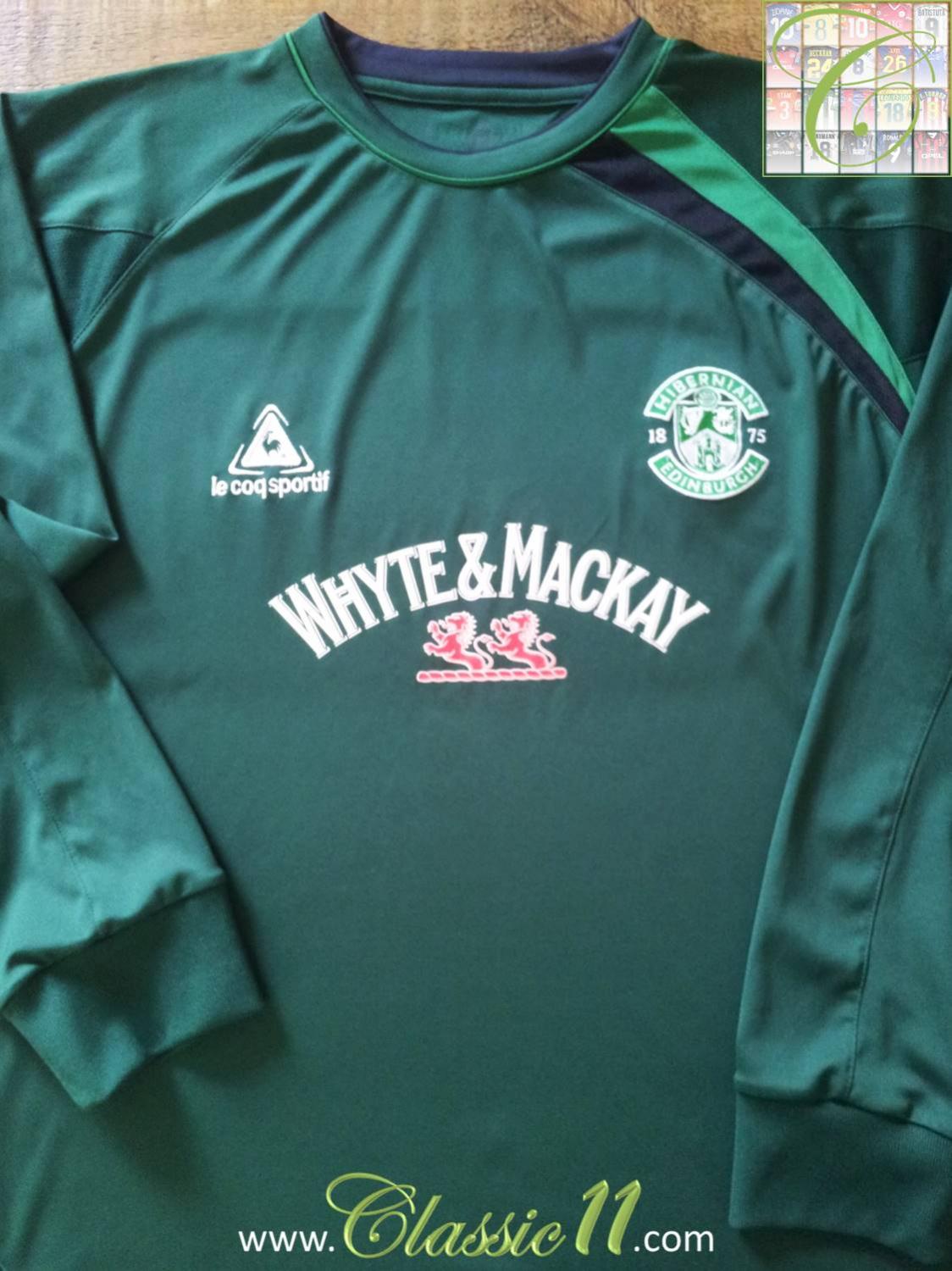 maillot hibernian fc exterieur 2006-2007 rétro