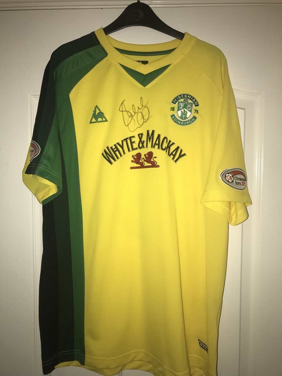 maillot hibernian fc exterieur 2008-2009 rétro