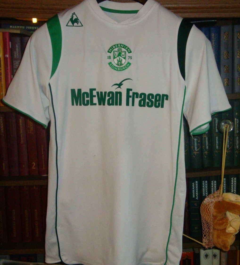 maillot hibernian fc exterieur 2009-2010 rétro