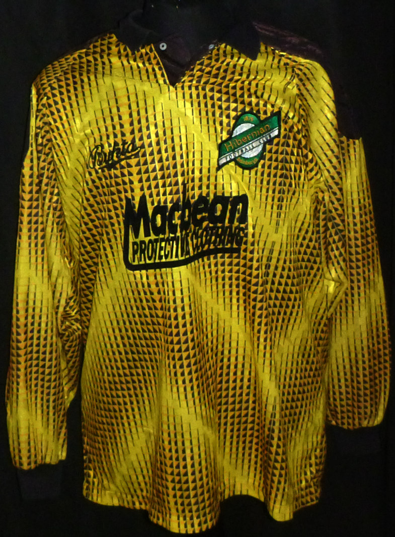 maillot hibernian fc gardien 1993-1994 pas cher