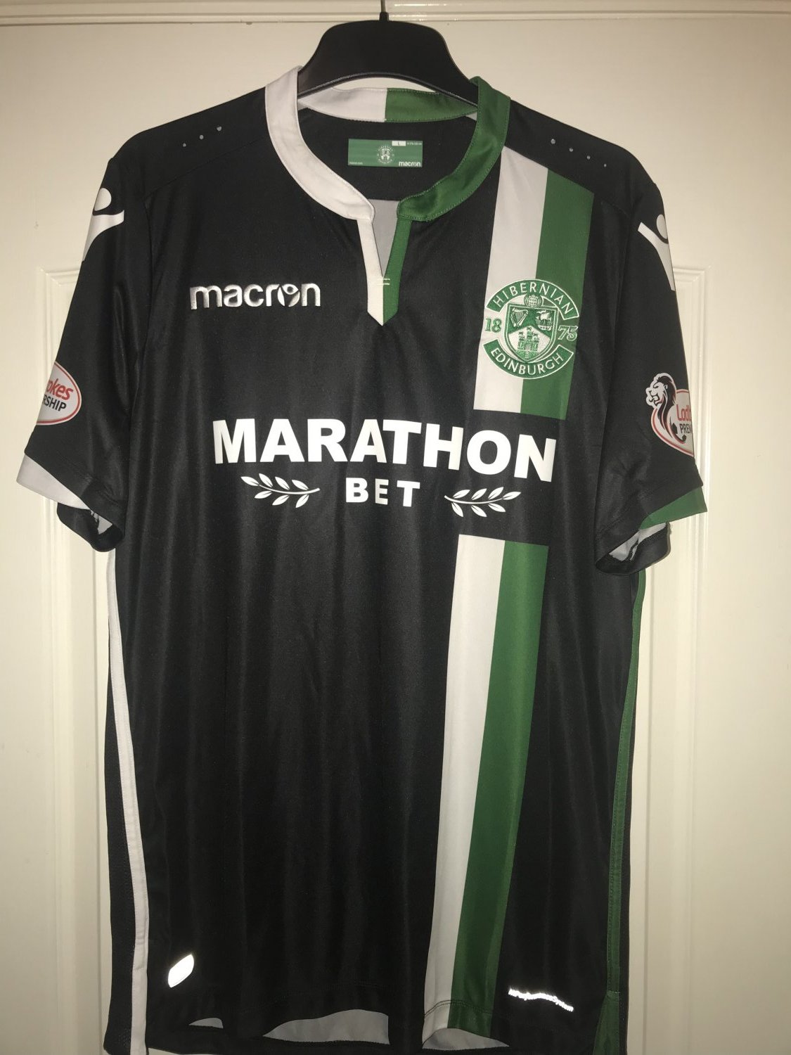 maillot hibernian fc gardien 2017-2018 rétro