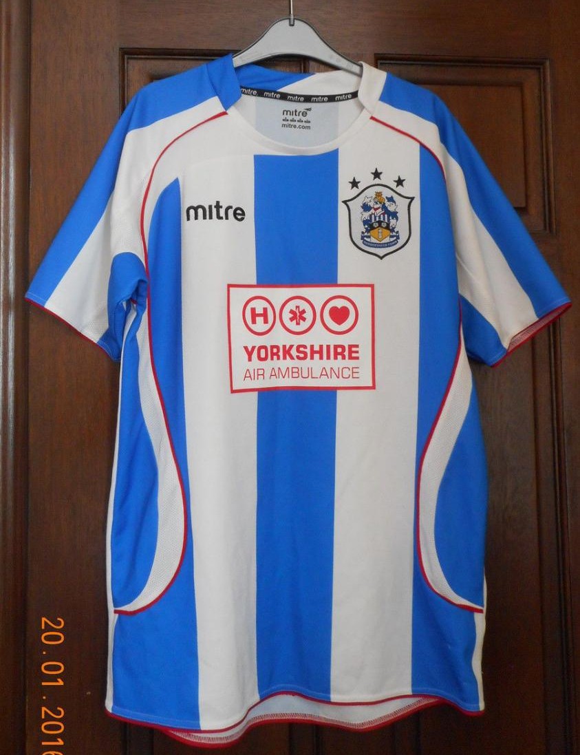 maillot huddersfield town domicile 2009-2010 rétro