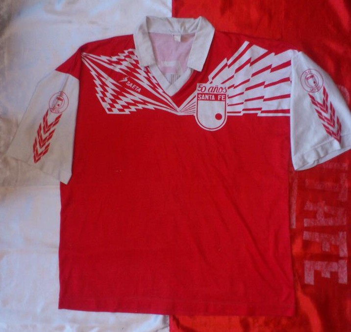 maillot independiente santa fe particulier 1991 rétro