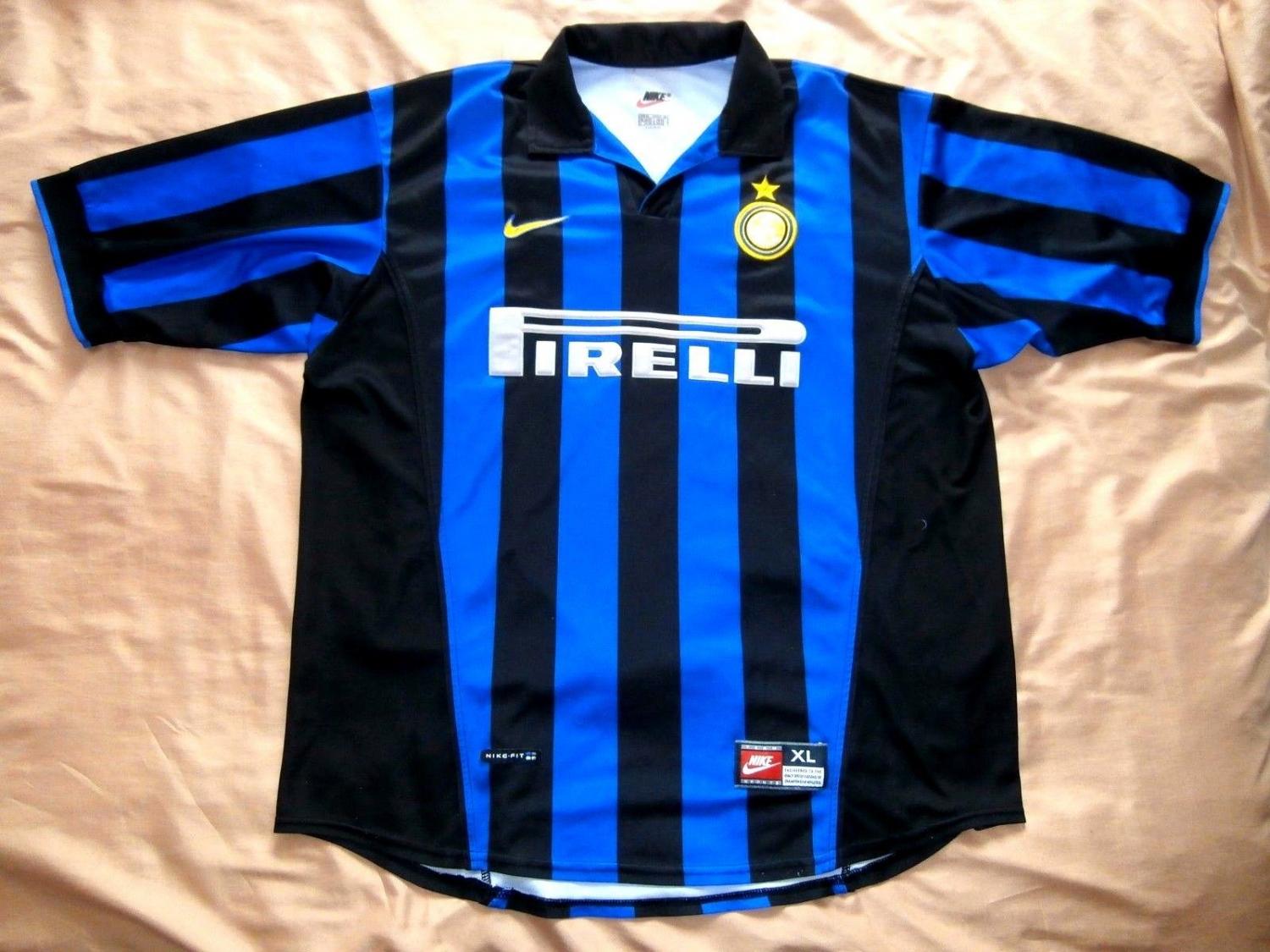 maillot inter milan domicile 1998-1999 rétro