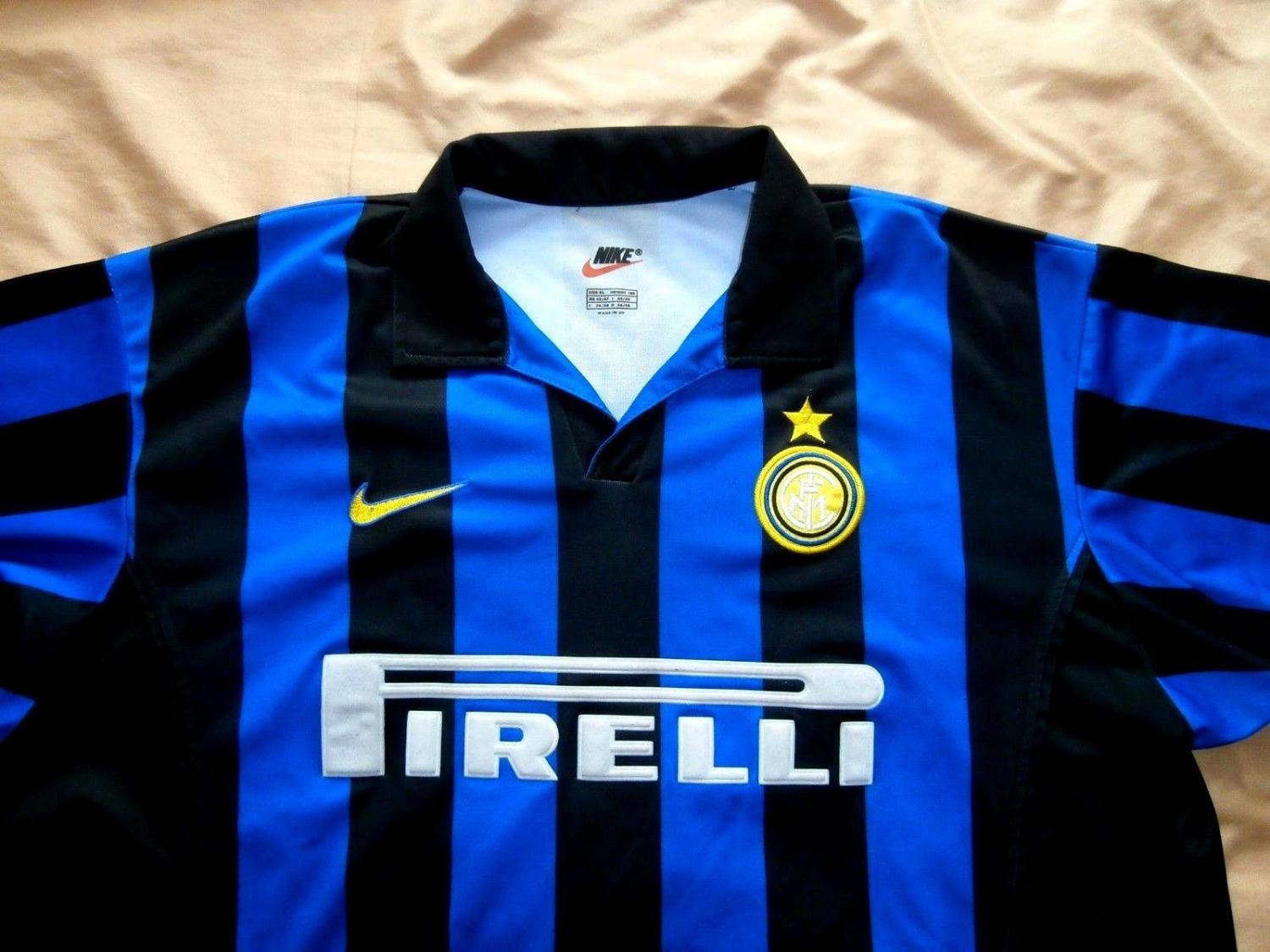 maillot inter milan domicile 1998-1999 rétro