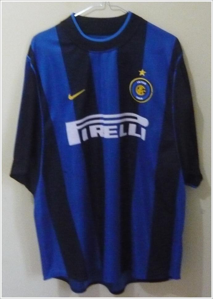 maillot inter milan domicile 2000-2001 rétro