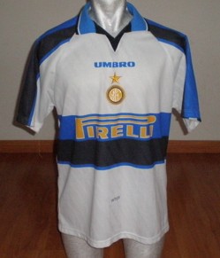 maillot inter milan exterieur 1996-1997 rétro