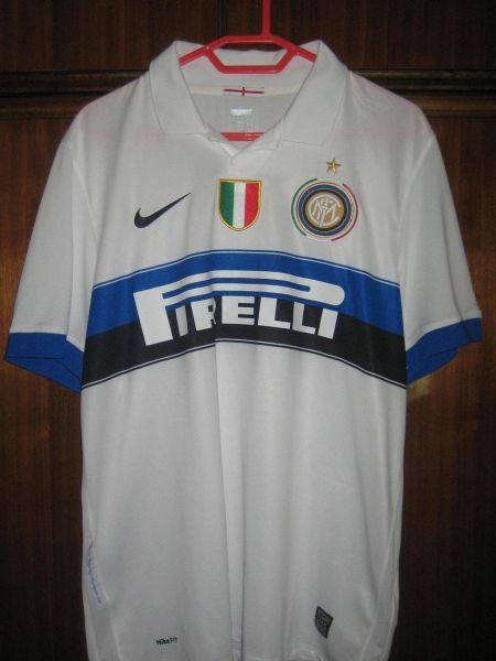 maillot inter milan exterieur 2009-2010 rétro