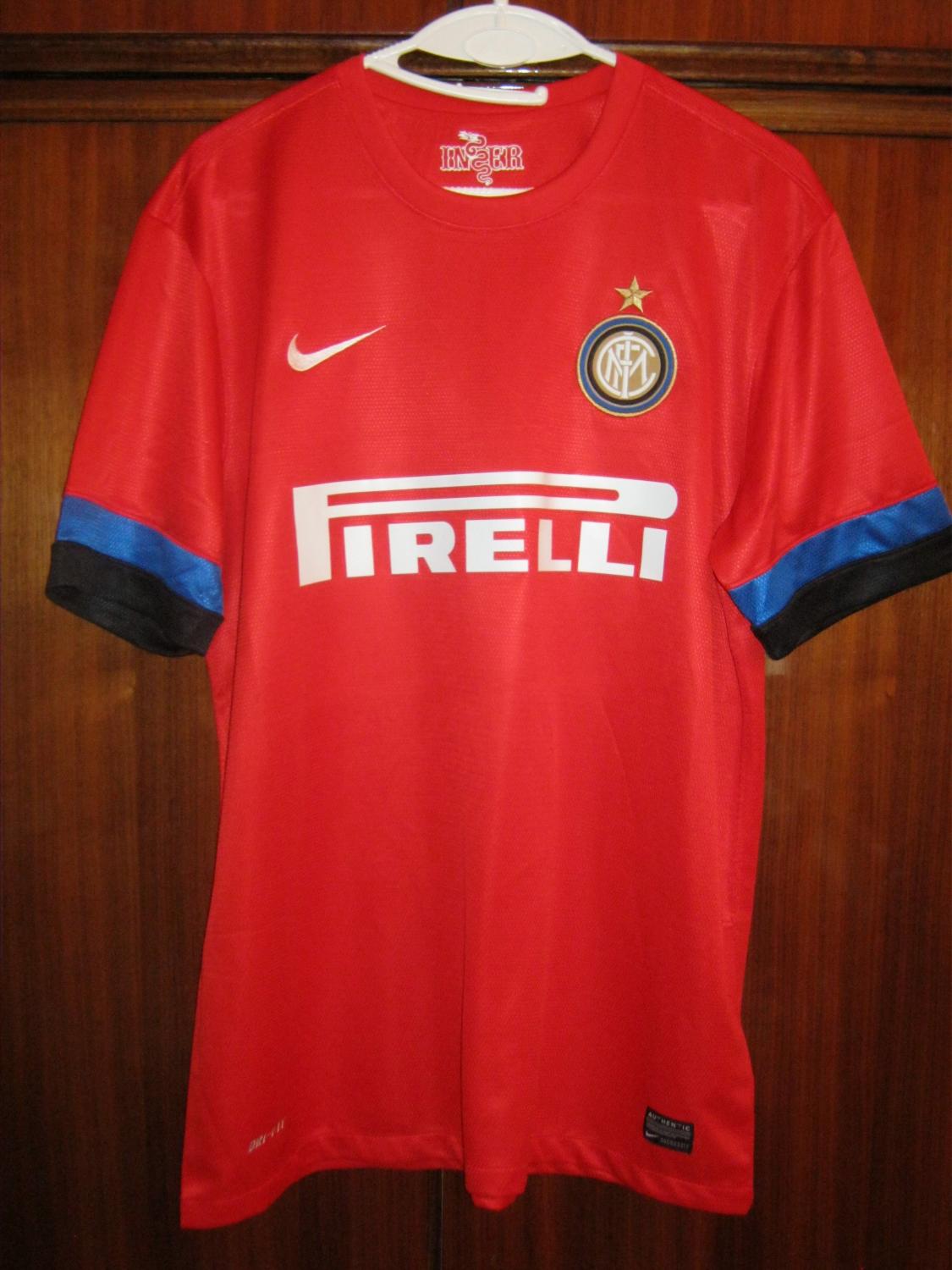 maillot inter milan exterieur 2012-2013 rétro