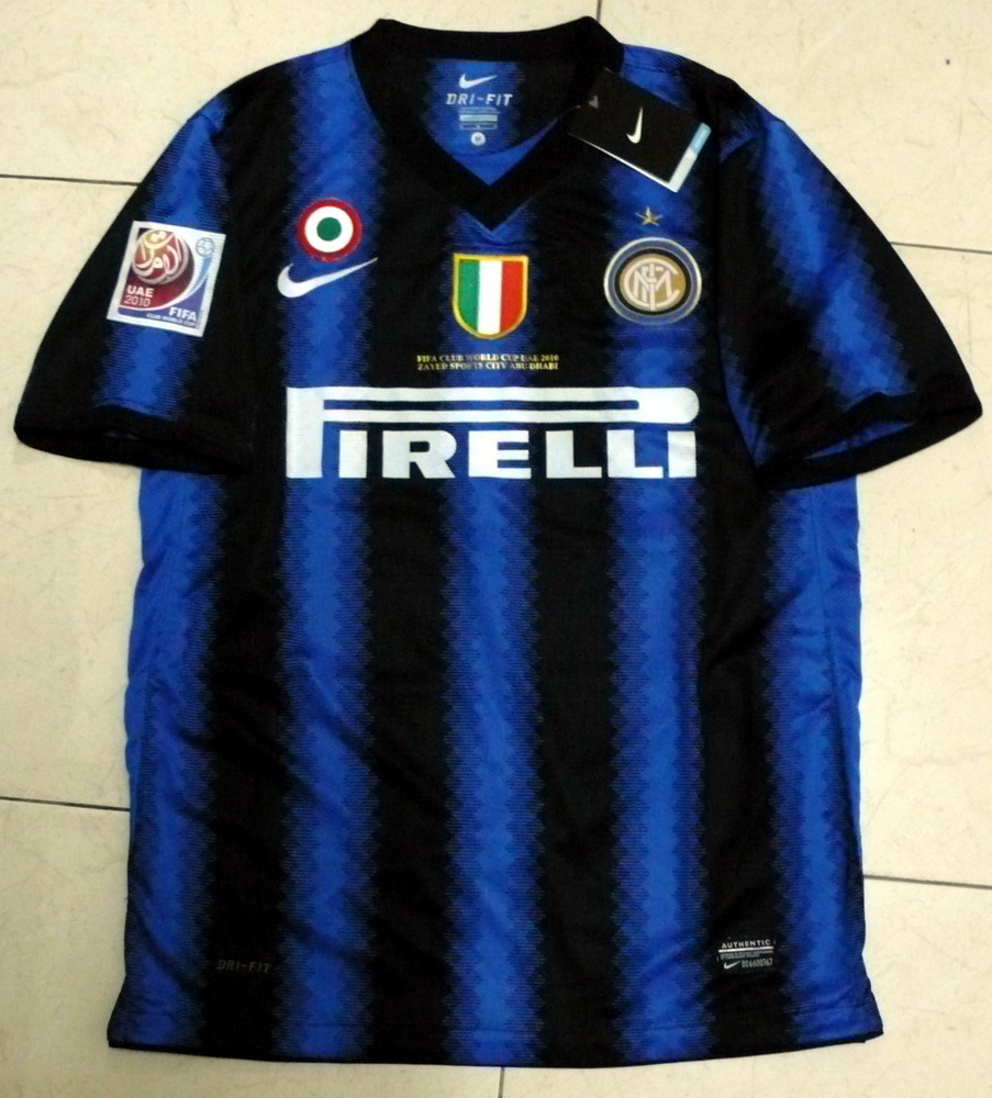 maillot inter milan réplique 2010-2011 rétro