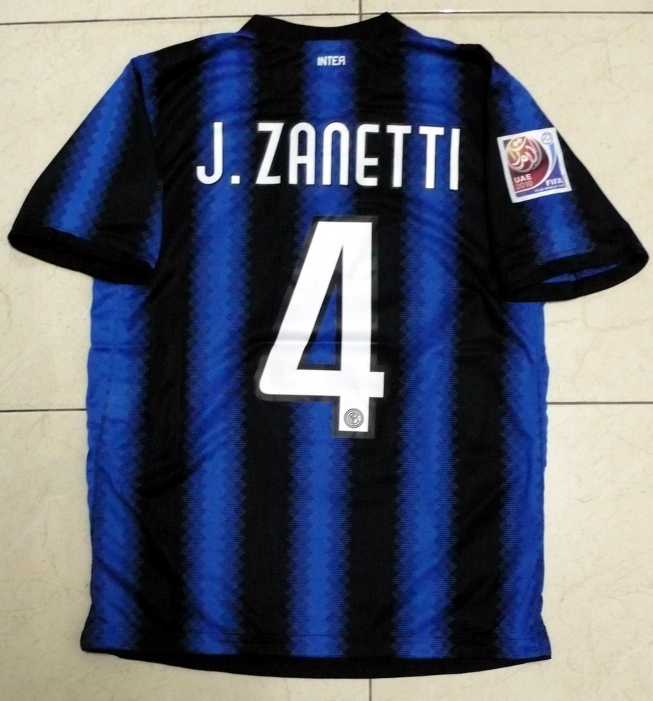 maillot inter milan réplique 2010-2011 rétro