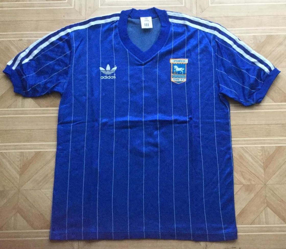 maillot ipswich town domicile 1981-1984 rétro