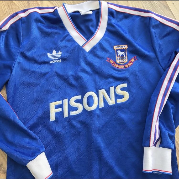 maillot ipswich town domicile 1986-1989 pas cher