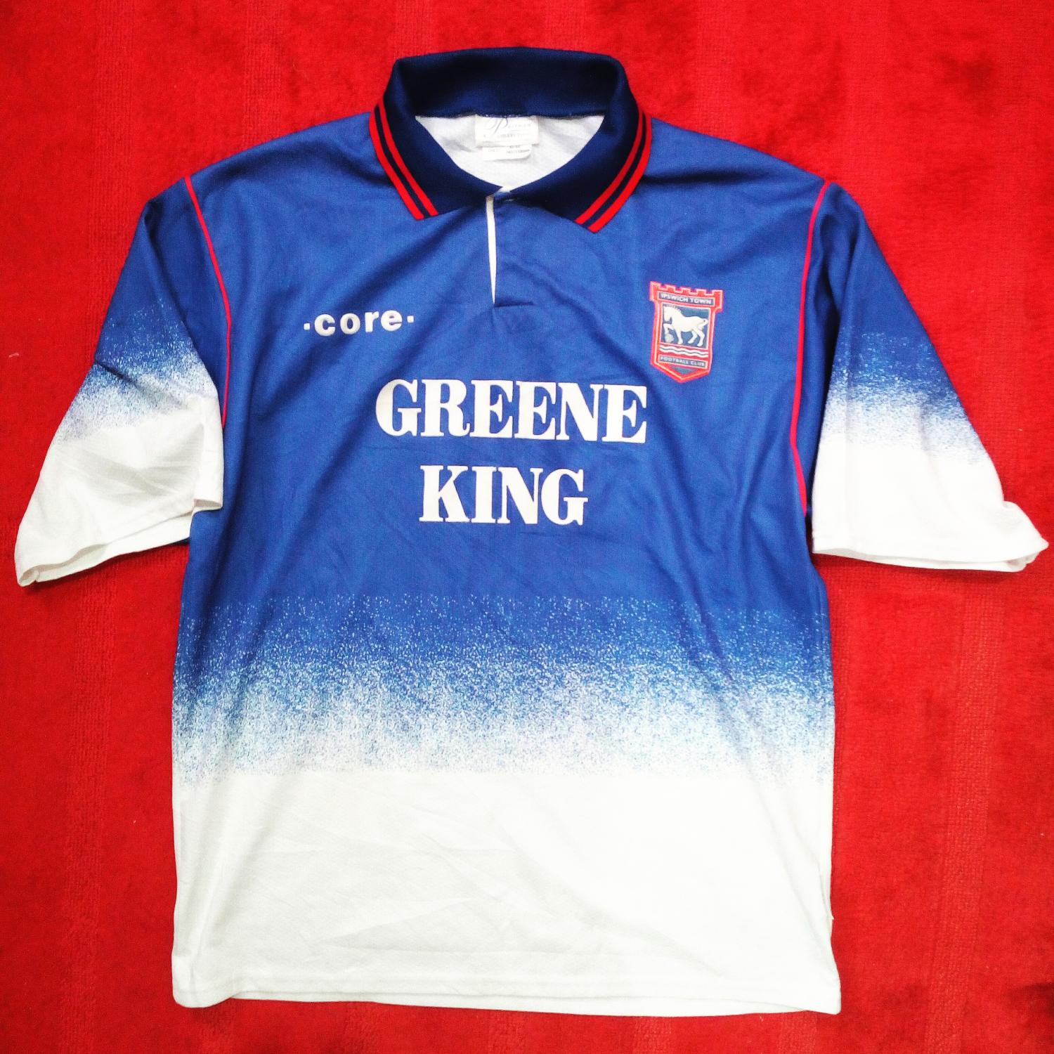 maillot ipswich town domicile 1995-1997 rétro