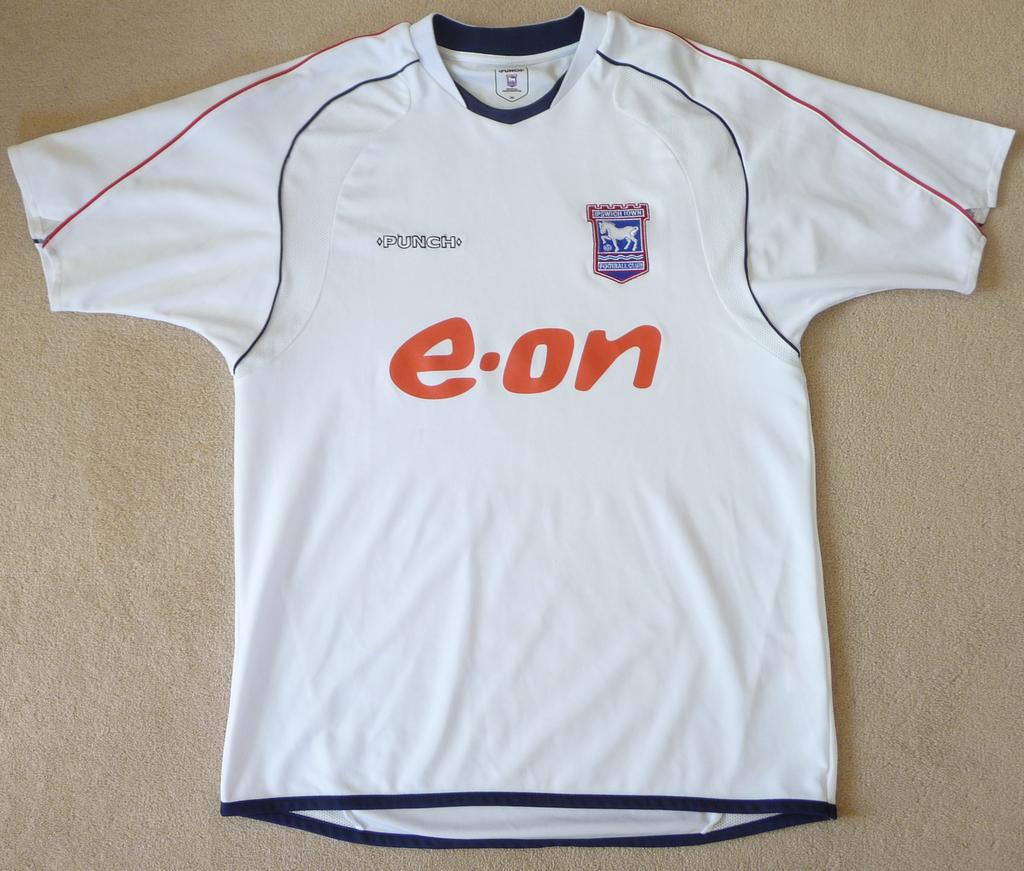 maillot ipswich town exterieur 2006-2008 rétro