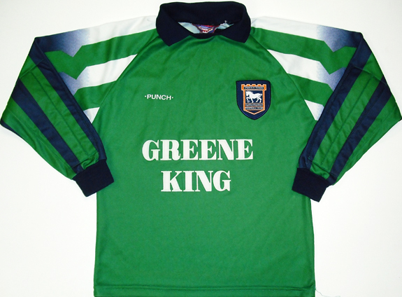 maillot ipswich town gardien 1999-2000 rétro