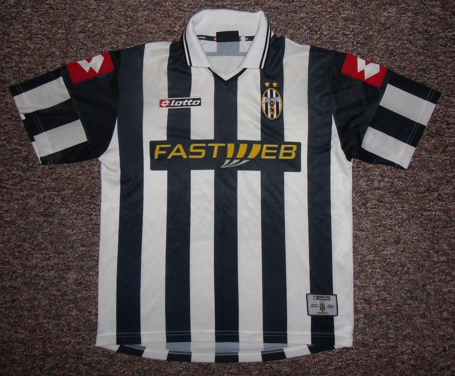 maillot juventus fc domicile 2001-2002 pas cher