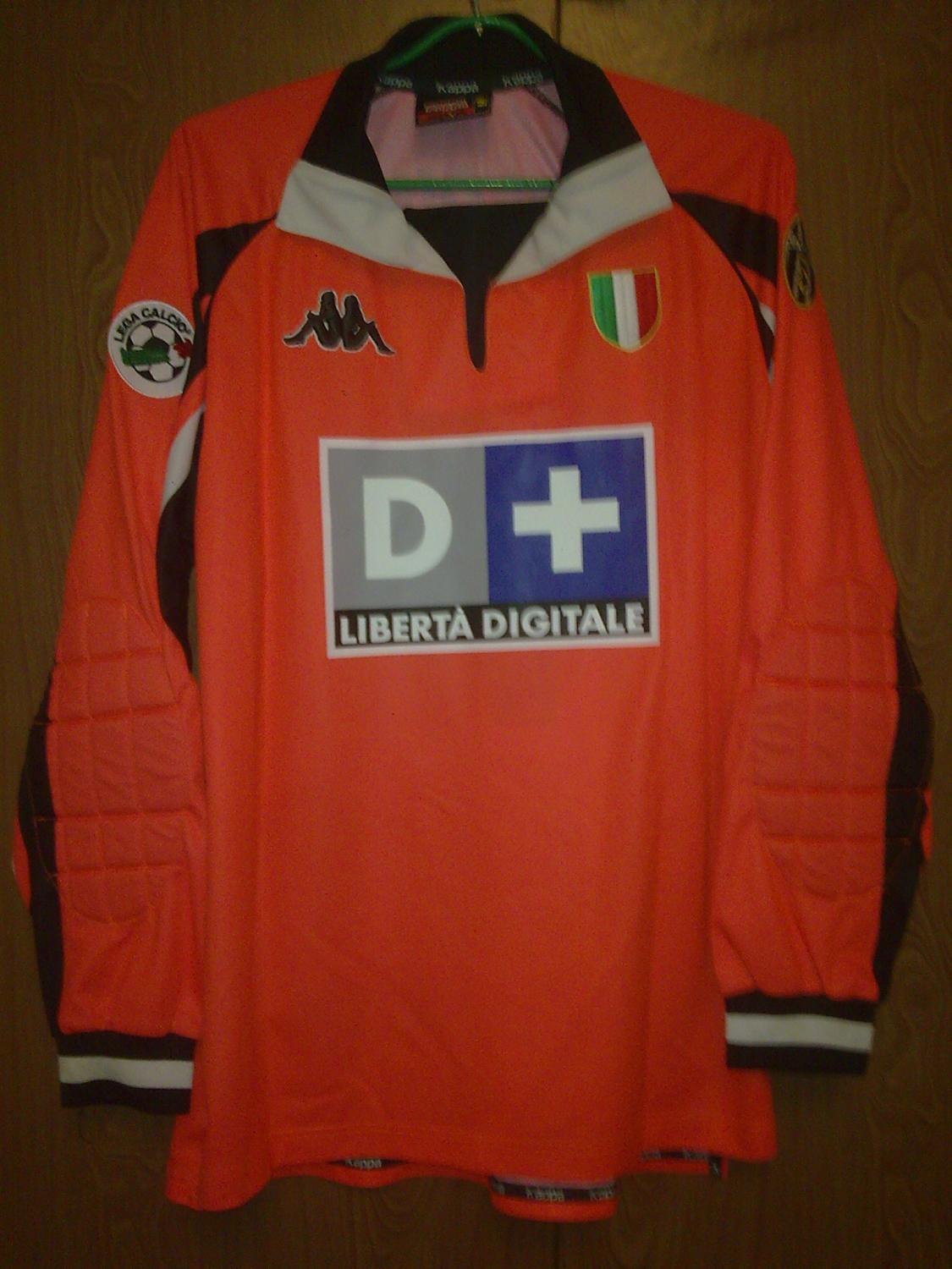 maillot juventus fc gardien 1998-1999 rétro