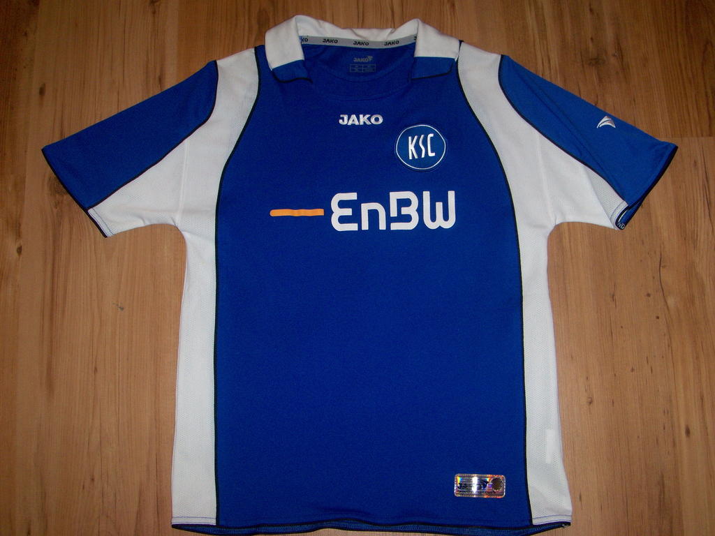 maillot karlsruher sc domicile 2007-2008 rétro