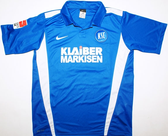 maillot karlsruher sc domicile 2010-2011 rétro