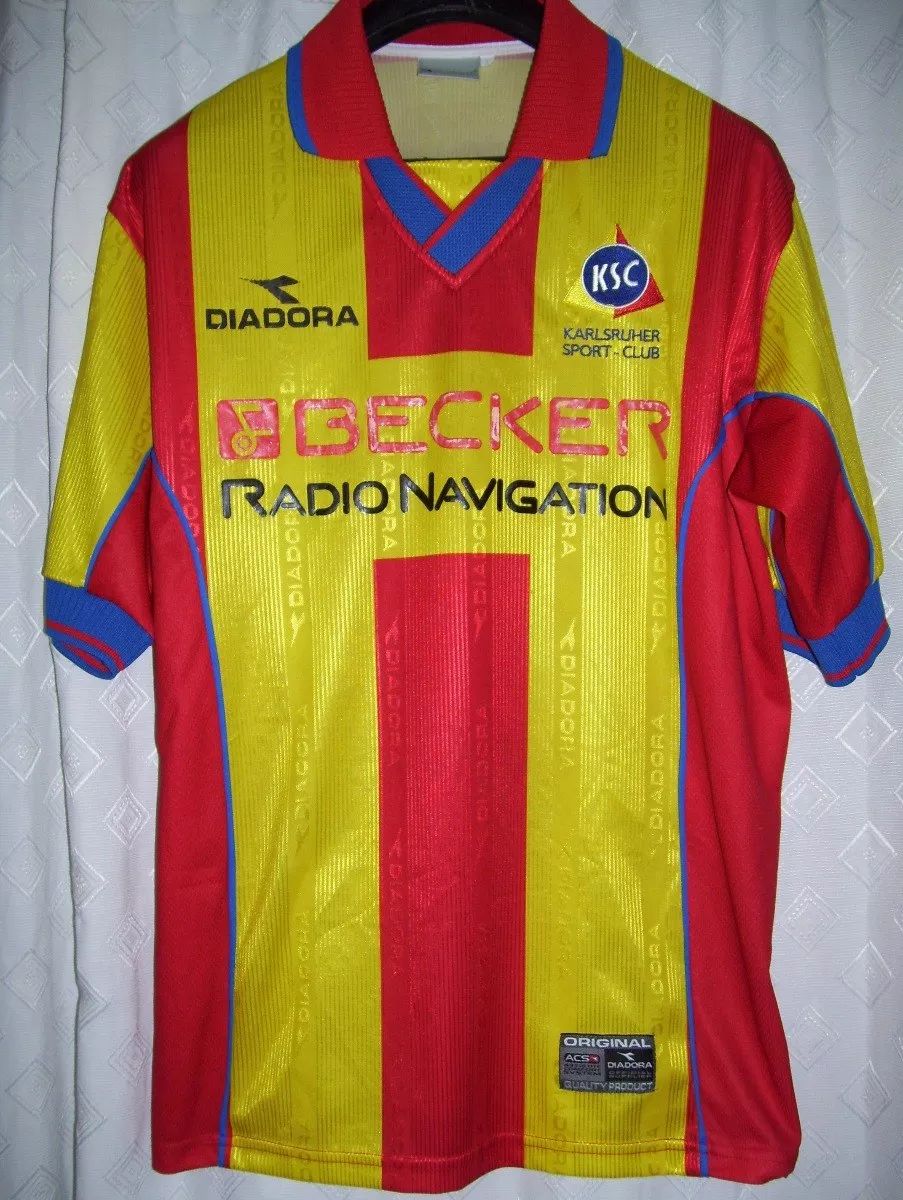 maillot karlsruher sc exterieur 1999-2000 rétro