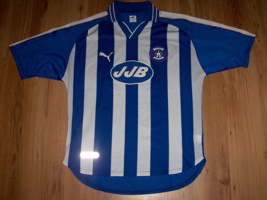 maillot kilmarnock fc domicile 1999-2000 rétro