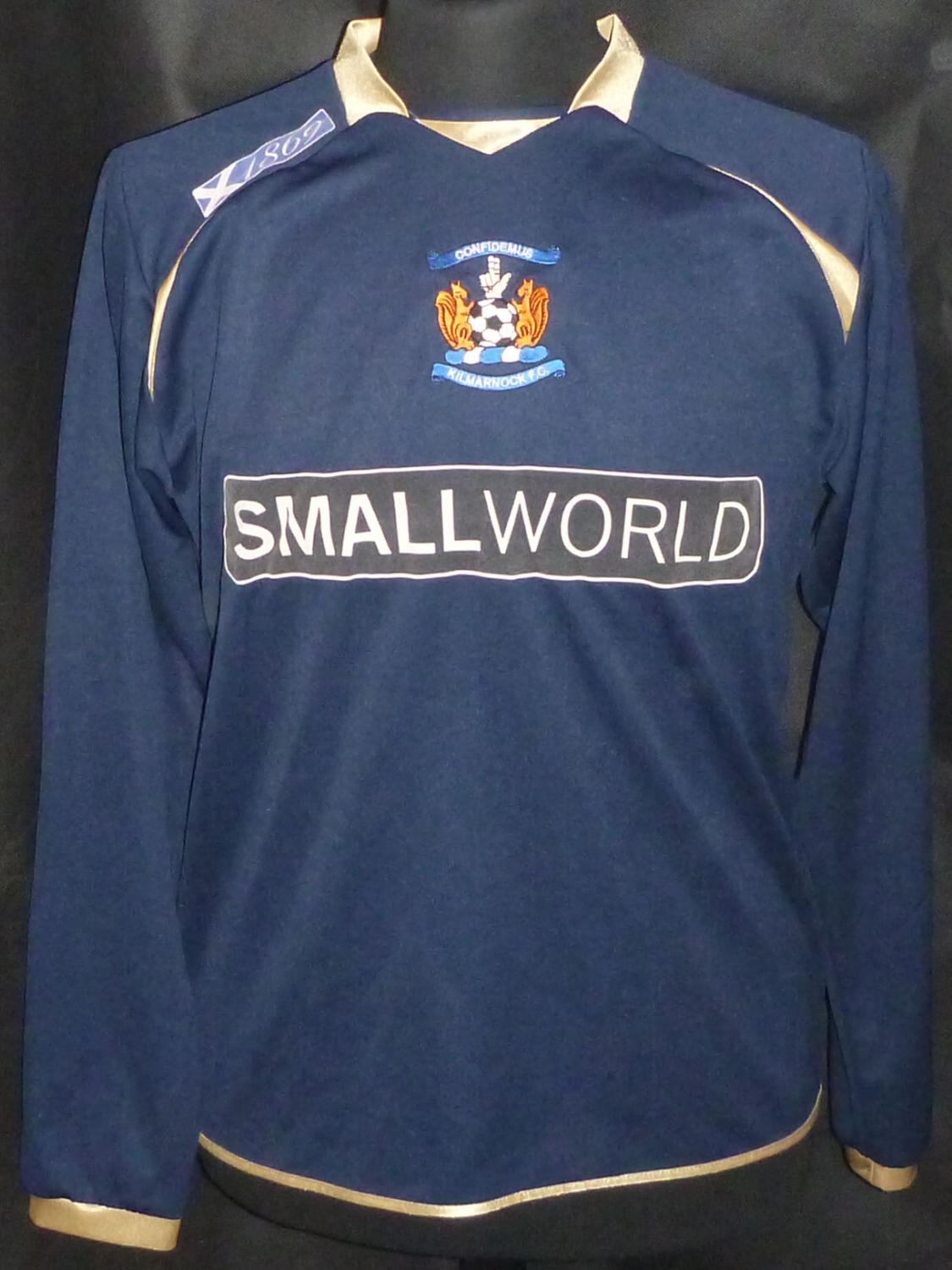 maillot kilmarnock fc exterieur 2007-2008 rétro