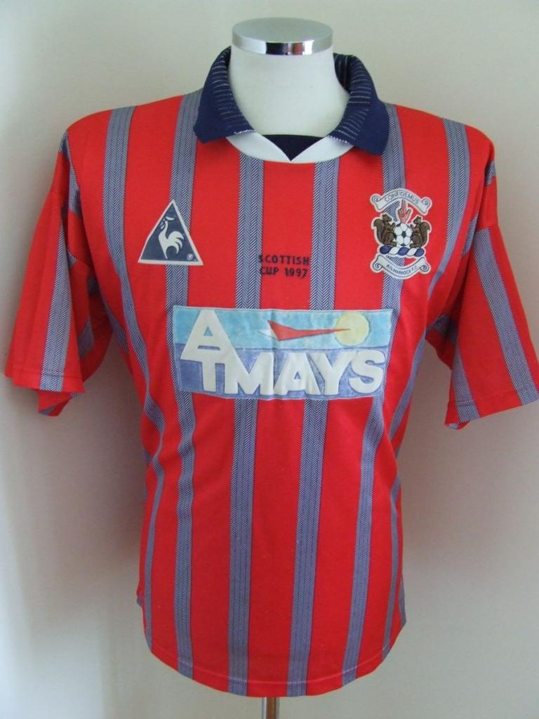 maillot kilmarnock fc réplique 1996-1997 rétro