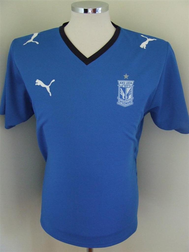 maillot lech poznań domicile 2009-2010 rétro