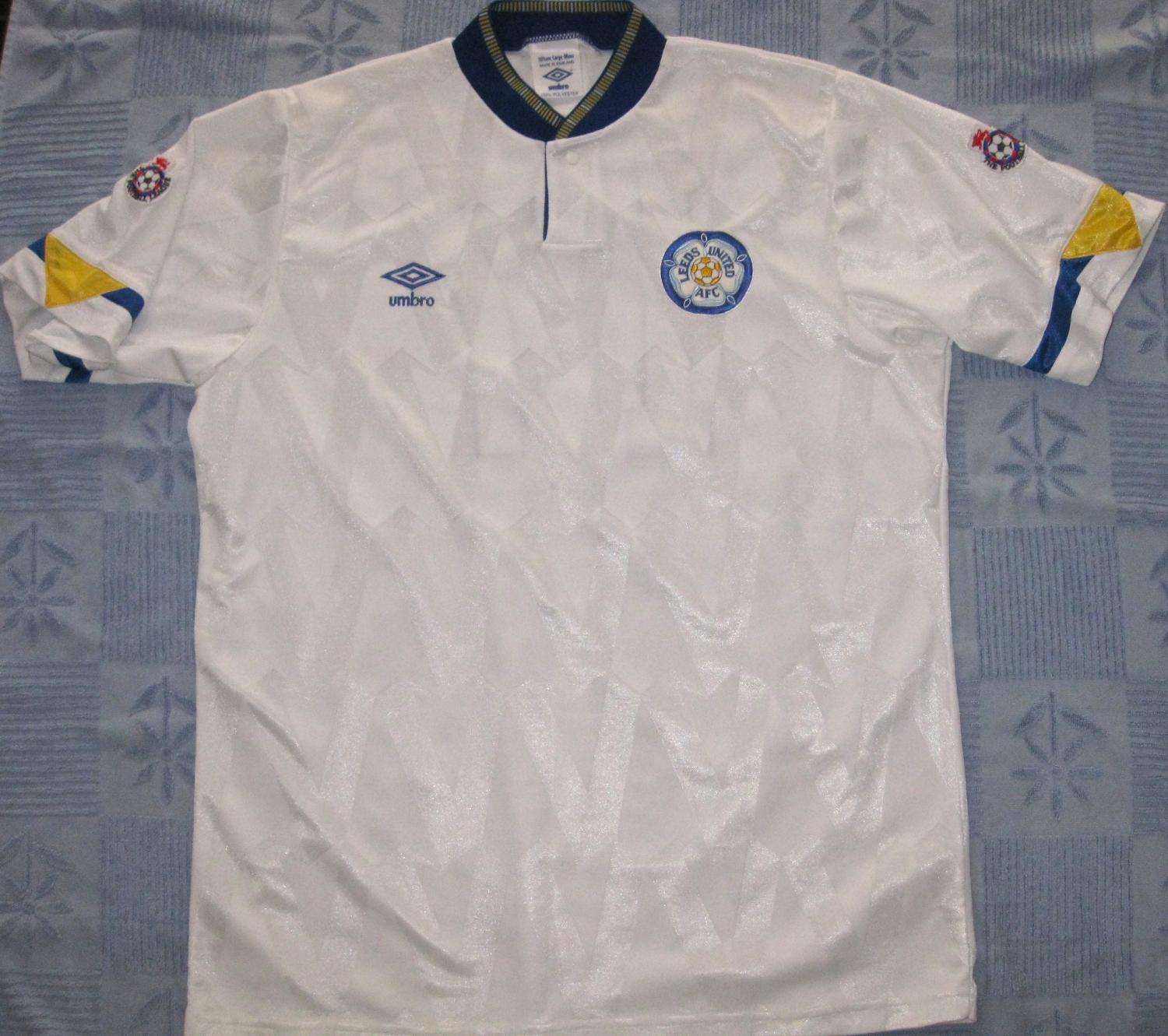 maillot leeds united domicile 1990-1992 pas cher