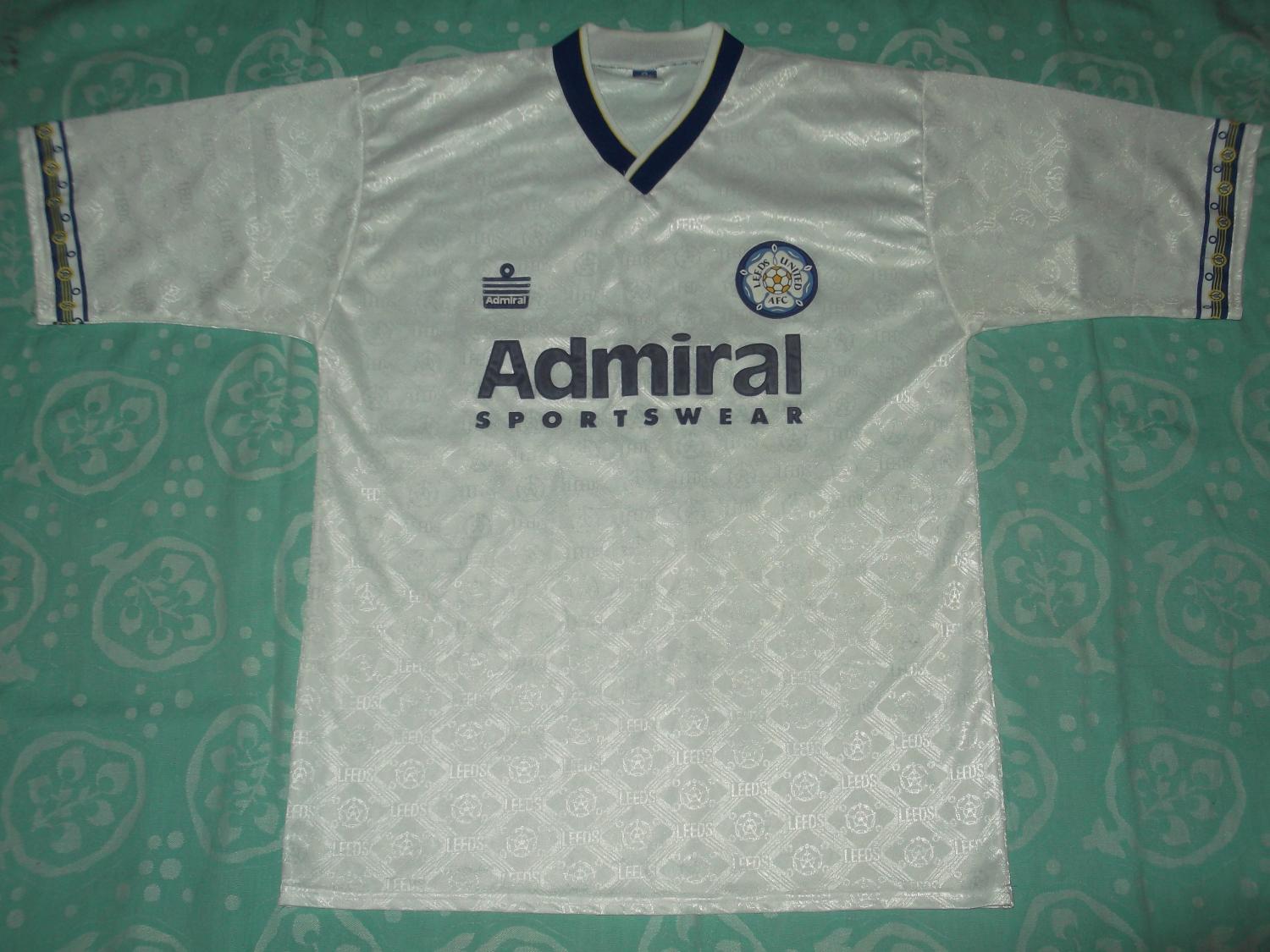 maillot leeds united domicile 1992-1993 rétro