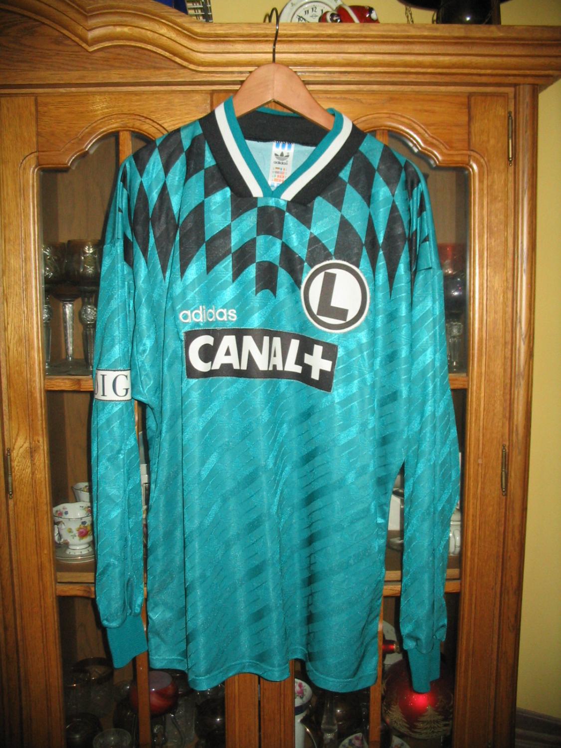 maillot legia varsovie domicile 1995-1996 rétro