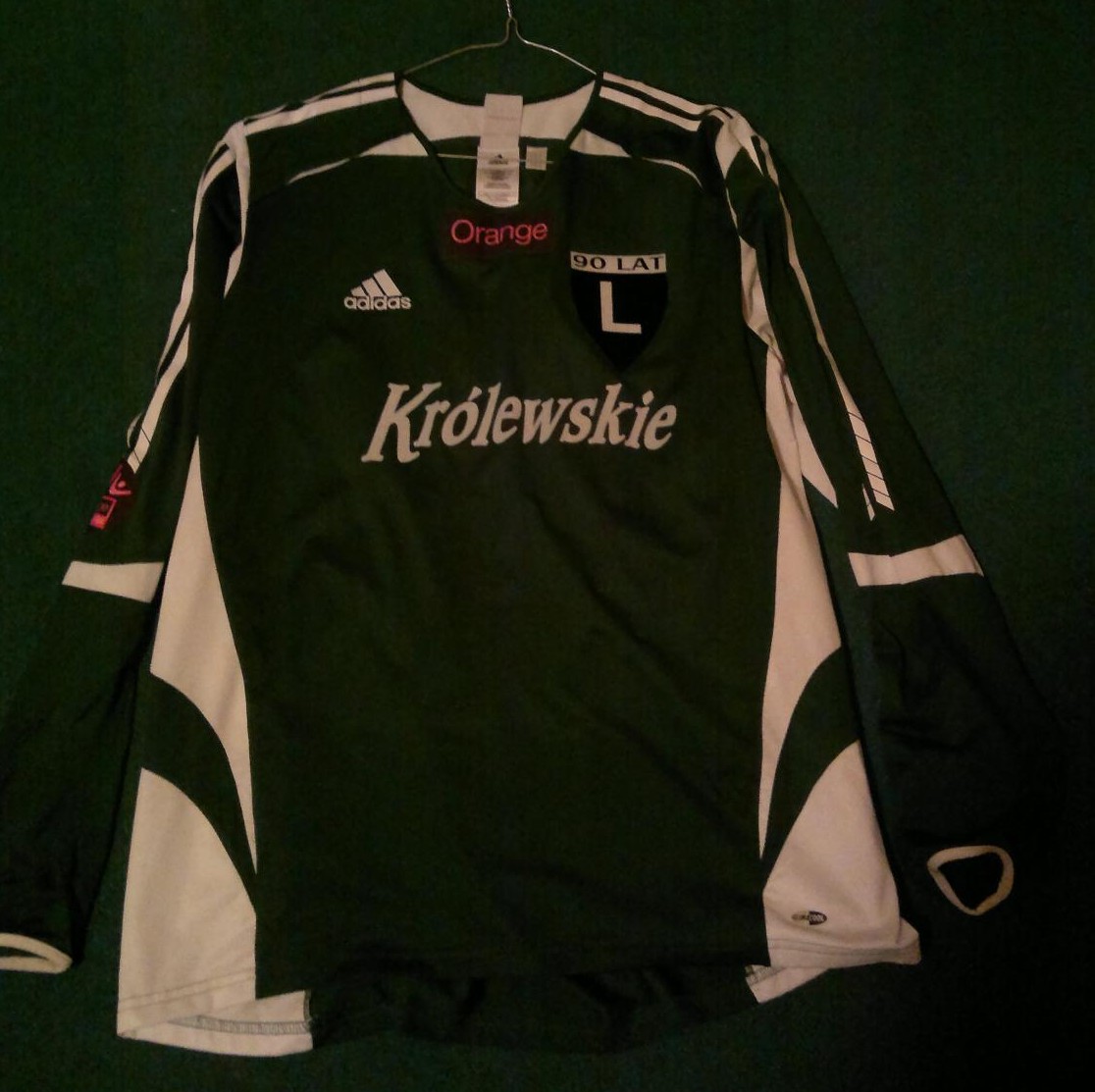 maillot legia varsovie exterieur 2006-2007 rétro