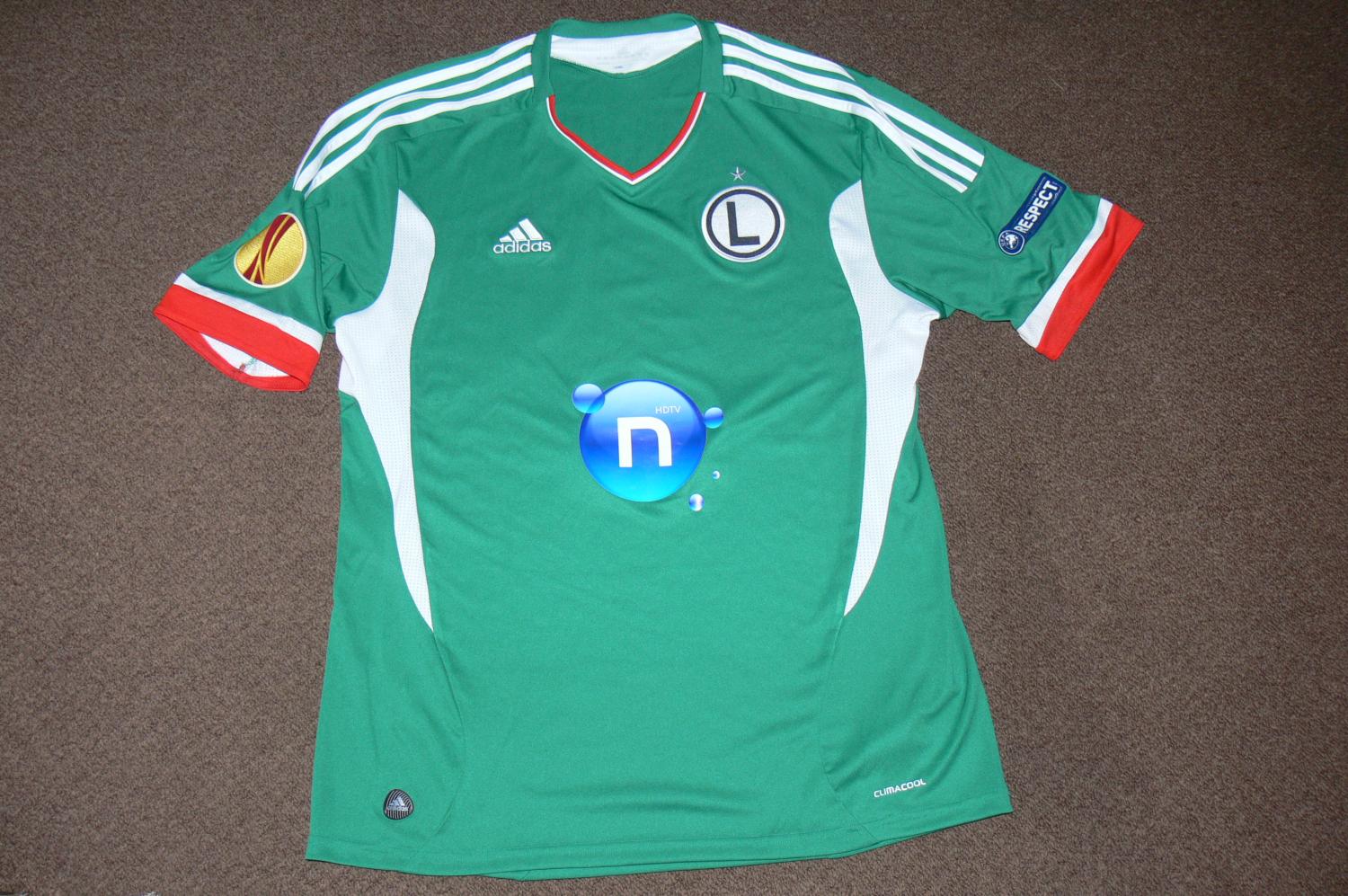 maillot legia varsovie exterieur 2011-2012 rétro