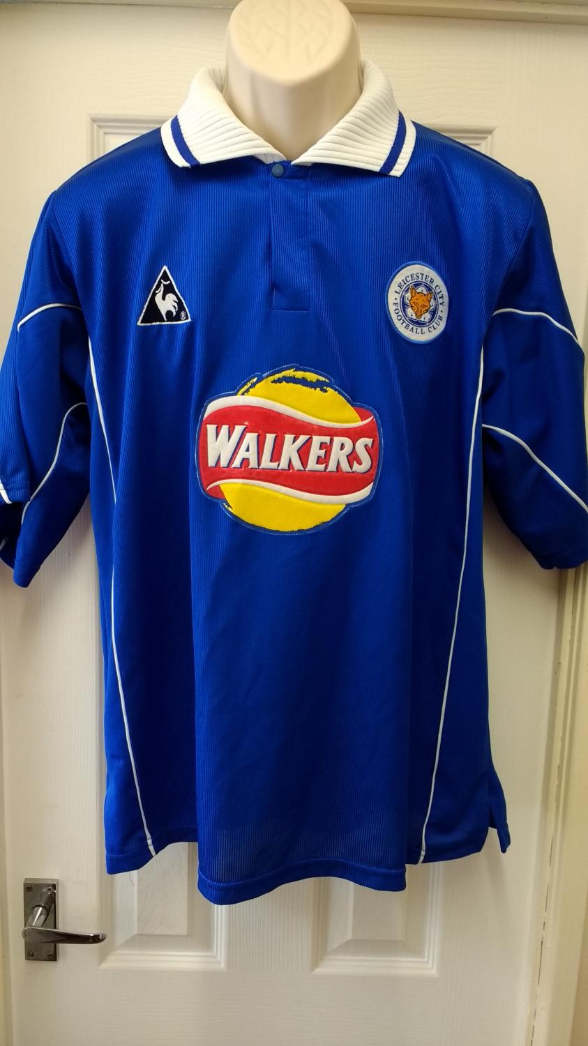 maillot leicester city domicile 2000-2001 rétro