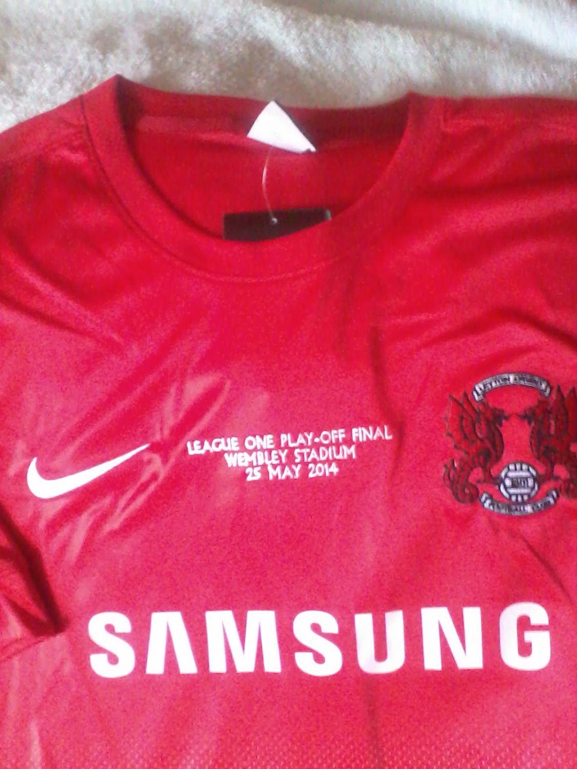 maillot leyton orient fc domicile 2013-2014 rétro