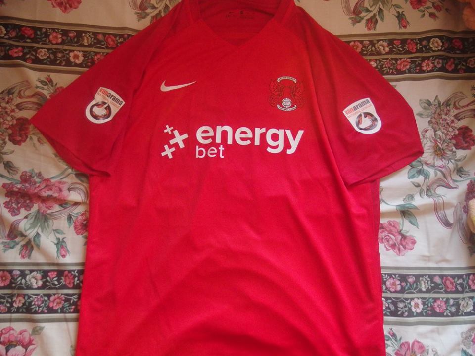 maillot leyton orient fc domicile 2017-2018 rétro