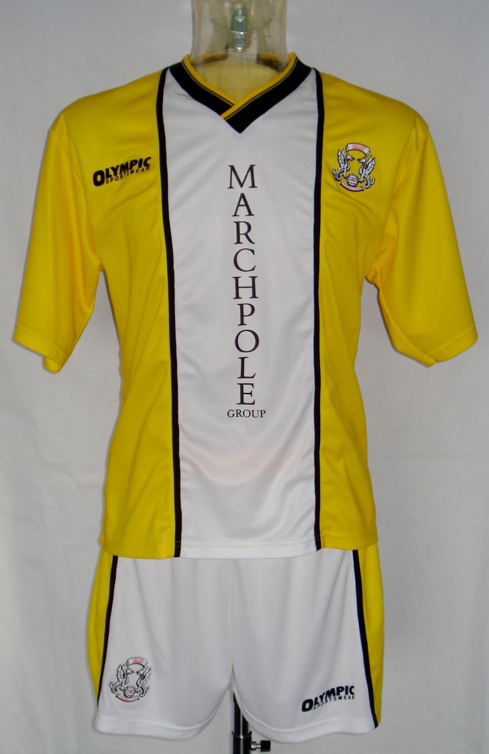 maillot leyton orient fc exterieur 1997-1998 rétro