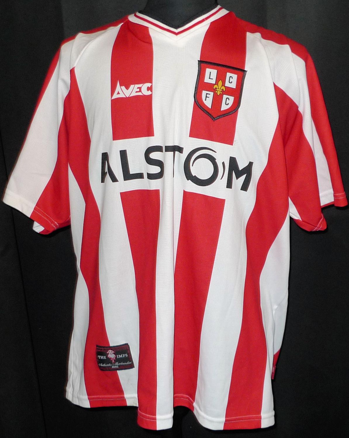 maillot lincoln city fc domicile 1999-2000 rétro