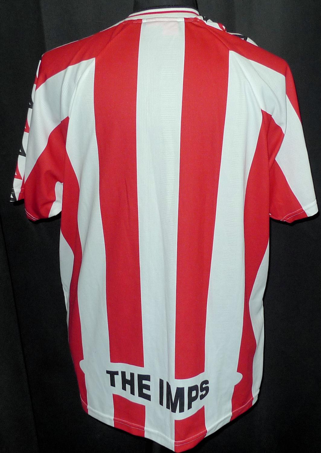 maillot lincoln city fc domicile 1999-2000 rétro